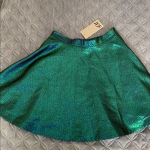 Green Sparkle skirt
